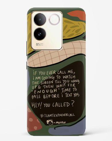 Team Text [doodleodrama] Hard Case Phone Cover (Vivo)