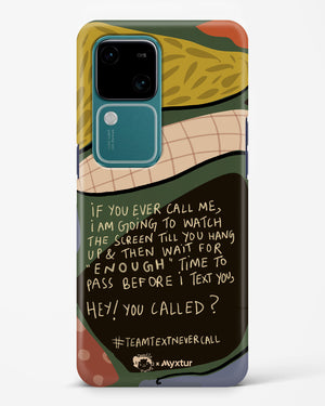 Team Text [doodleodrama] Hard Case Phone Cover (Vivo)