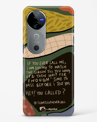 Team Text [doodleodrama] Hard Case Phone Cover (Vivo)
