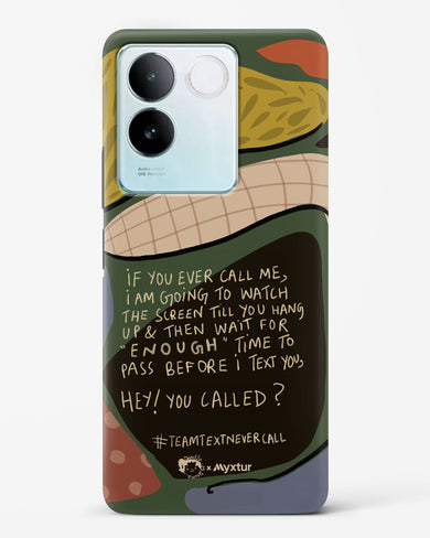 Team Text [doodleodrama] Hard Case Phone Cover (Vivo)