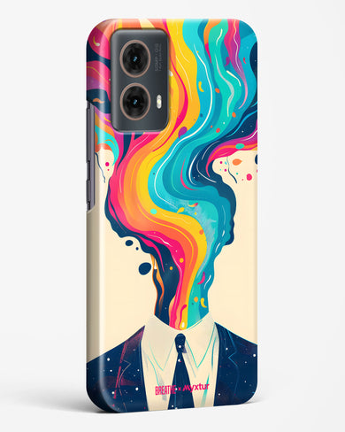 Colour Cascade [BREATHE] Hard Case Phone Cover (Motorola)