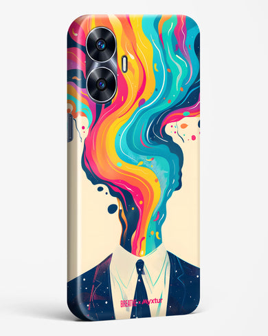 Colour Cascade [BREATHE] Hard Case Phone Cover-(Realme)