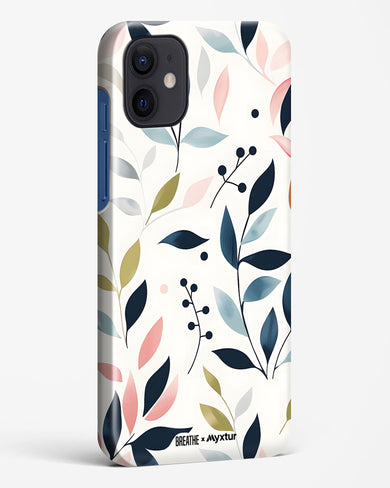 Gentle Greens [BREATHE] Hard Case Phone Cover-(Apple)