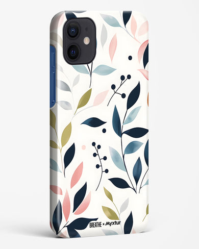 Gentle Greens [BREATHE] Hard Case Phone Cover-(Apple)