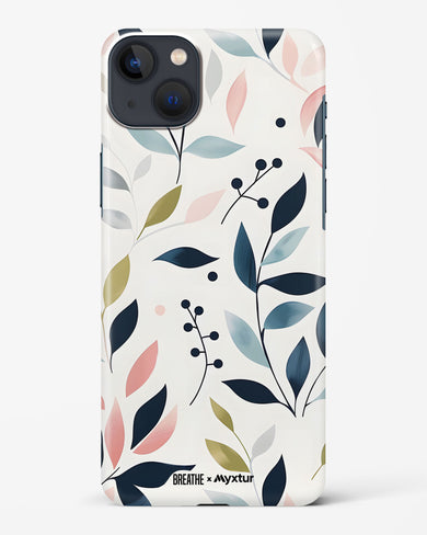 Gentle Greens [BREATHE] Hard Case Phone Cover-(Apple)