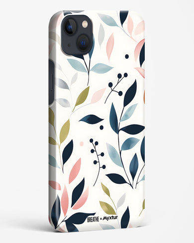 Gentle Greens [BREATHE] Hard Case Phone Cover-(Apple)