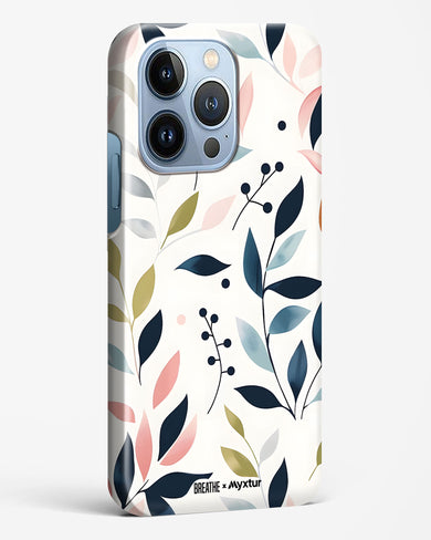 Gentle Greens [BREATHE] Hard Case Phone Cover-(Apple)