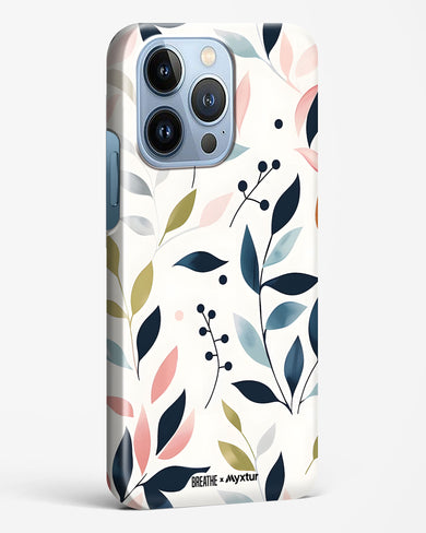 Gentle Greens [BREATHE] Hard Case Phone Cover-(Apple)