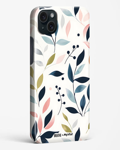 Gentle Greens [BREATHE] Hard Case Phone Cover-(Apple)