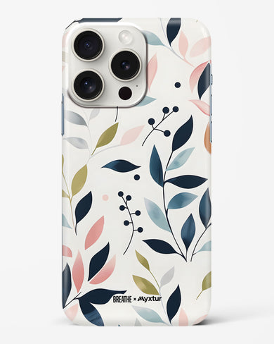 Gentle Greens [BREATHE] Hard Case Phone Cover-(Apple)