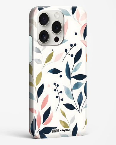 Gentle Greens [BREATHE] Hard Case Phone Cover-(Apple)