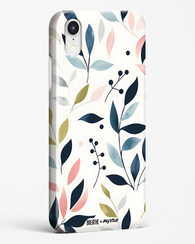 Gentle Greens [BREATHE] Hard Case Phone Cover-(Apple)