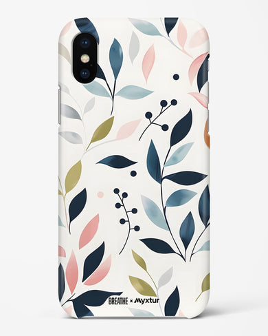 Gentle Greens [BREATHE] Hard Case Phone Cover-(Apple)