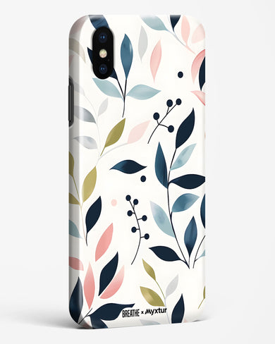 Gentle Greens [BREATHE] Hard Case Phone Cover-(Apple)