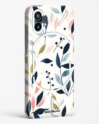 Gentle Greens [BREATHE] Hard Case Phone Cover-(Nothing)