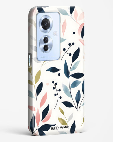 Gentle Greens [BREATHE] Hard Case Phone Cover (Oppo)