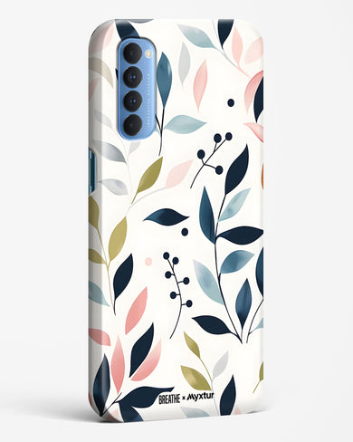 Gentle Greens [BREATHE] Hard Case Phone Cover-(Oppo)