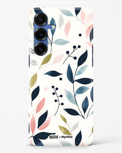 Gentle Greens [BREATHE] Hard Case Phone Cover (Samsung)