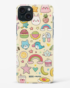 Happy Stickers [BREATHE] Hard Case Phone Cover (Apple)
