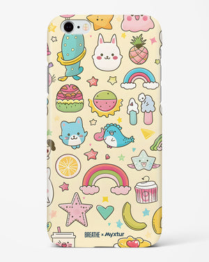 Happy Stickers [BREATHE] Hard Case Phone Cover (Apple)