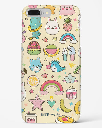 Happy Stickers [BREATHE] Hard Case Phone Cover-(Apple)