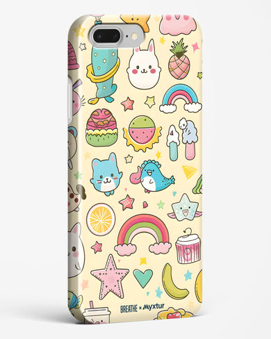 Happy Stickers [BREATHE] Hard Case Phone Cover-(Apple)