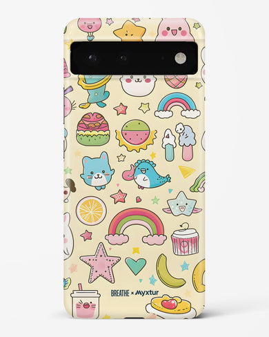 Happy Stickers [BREATHE] Hard Case Phone Cover-(Google)