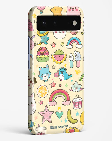 Happy Stickers [BREATHE] Hard Case Phone Cover-(Google)