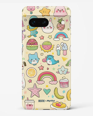 Happy Stickers [BREATHE] Hard Case Phone Cover-(Google)