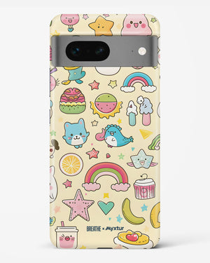 Happy Stickers [BREATHE] Hard Case Phone Cover (Google)