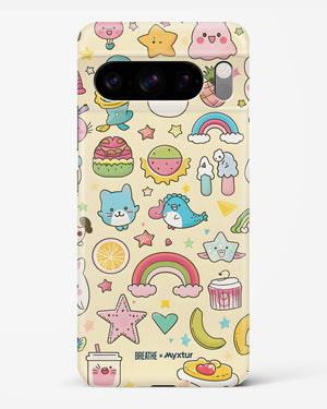 Happy Stickers [BREATHE] Hard Case Phone Cover (Google)