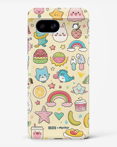 Happy Stickers [BREATHE] Hard Case Phone Cover (Google)