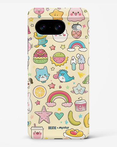 Happy Stickers [BREATHE] Hard Case Phone Cover-(Google)