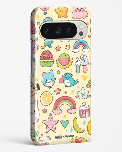 Happy Stickers [BREATHE] Hard Case Phone Cover (Google)