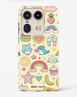 Happy Stickers [BREATHE] Hard Case Phone Cover (Motorola)