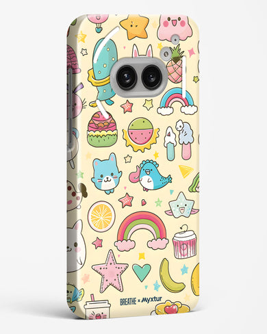 Happy Stickers [BREATHE] Hard Case Phone Cover (Nothing)