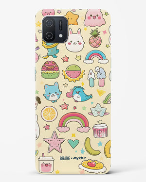 Happy Stickers [BREATHE] Hard Case Phone Cover (Oppo)