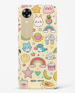 Happy Stickers [BREATHE] Hard Case Phone Cover (Oppo)