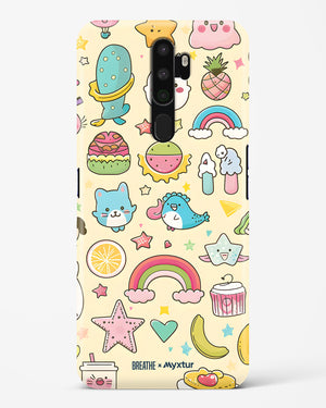 Happy Stickers [BREATHE] Hard Case Phone Cover (Oppo)