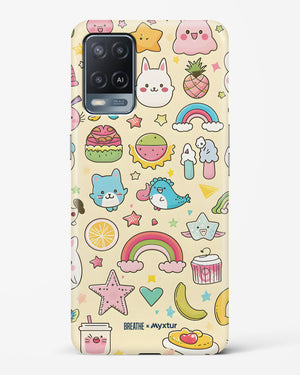 Happy Stickers [BREATHE] Hard Case Phone Cover (Oppo)