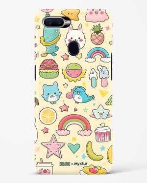 Happy Stickers [BREATHE] Hard Case Phone Cover (Oppo)
