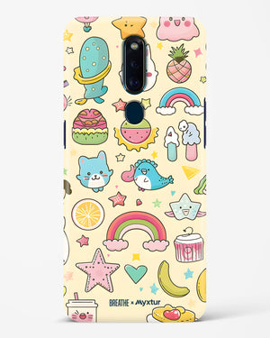 Happy Stickers [BREATHE] Hard Case Phone Cover (Oppo)