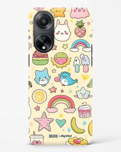 Happy Stickers [BREATHE] Hard Case Phone Cover-(Oppo)
