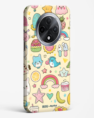 Happy Stickers [BREATHE] Hard Case Phone Cover (Oppo)