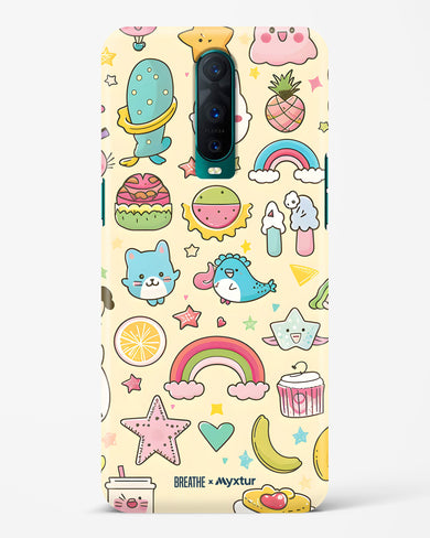 Happy Stickers [BREATHE] Hard Case Phone Cover (Oppo)