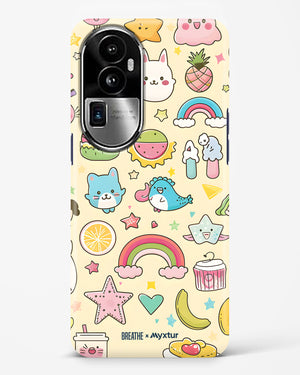 Happy Stickers [BREATHE] Hard Case Phone Cover (Oppo)