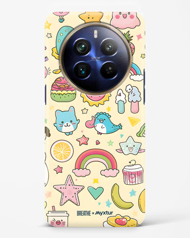 Happy Stickers [BREATHE] Hard Case Phone Cover (Realme)