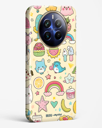 Happy Stickers [BREATHE] Hard Case Phone Cover (Realme)