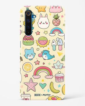 Happy Stickers [BREATHE] Hard Case Phone Cover (Realme)