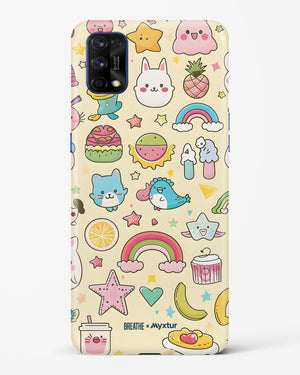Happy Stickers [BREATHE] Hard Case Phone Cover (Realme)